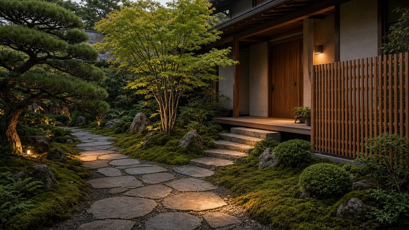 外構と植栽。雰囲気の見本写真