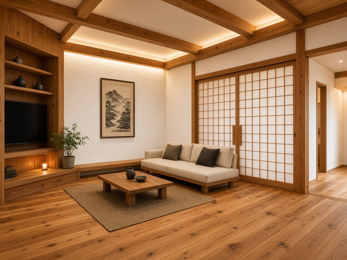工事後の部屋。雰囲気の見本写真