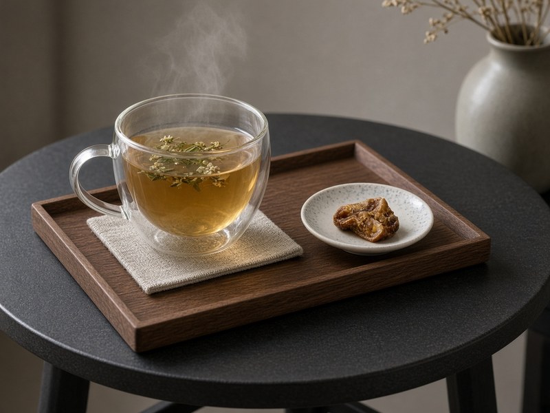 お出しするお茶。雰囲気の見本写真